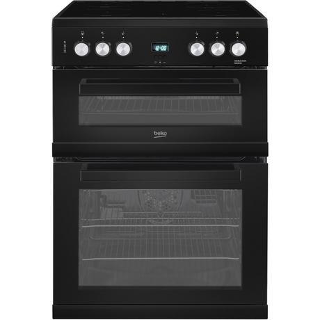 Click to view product details and reviews for Edc633k 60cm Double Oven Electric Cooker With Ceramic Hob.