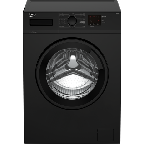 Beko WTK72041B 7kg 1200 Spin A+++ Washing Machine - Black