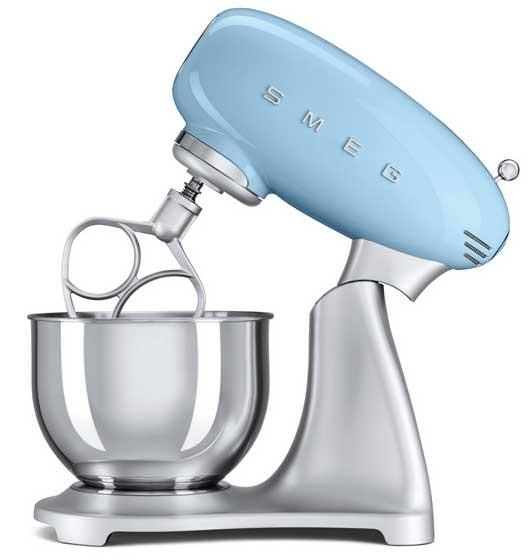 Smeg SMF01PBUK Pastel Blue Retro Stand Mixer