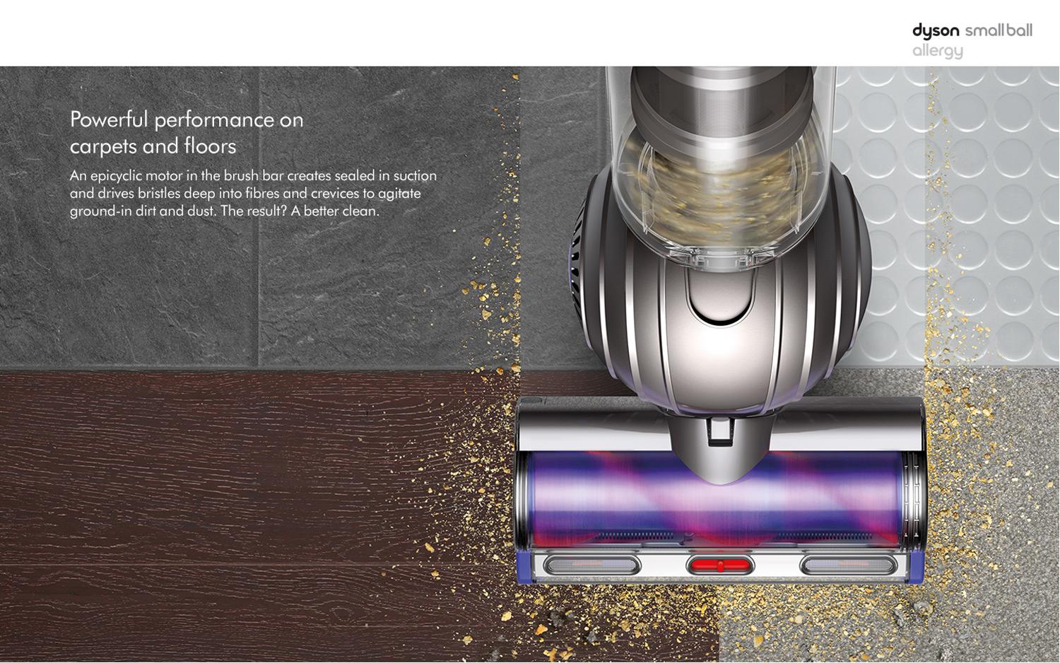 Dyson Small Ball Allergy Bagless Upright Vacuum Cleaner