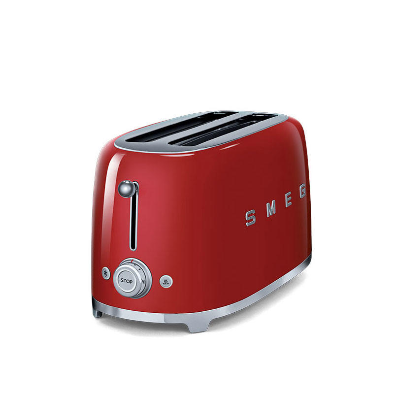 Smeg TSF02RDUK Retro 4 Slice Toaster - Red
