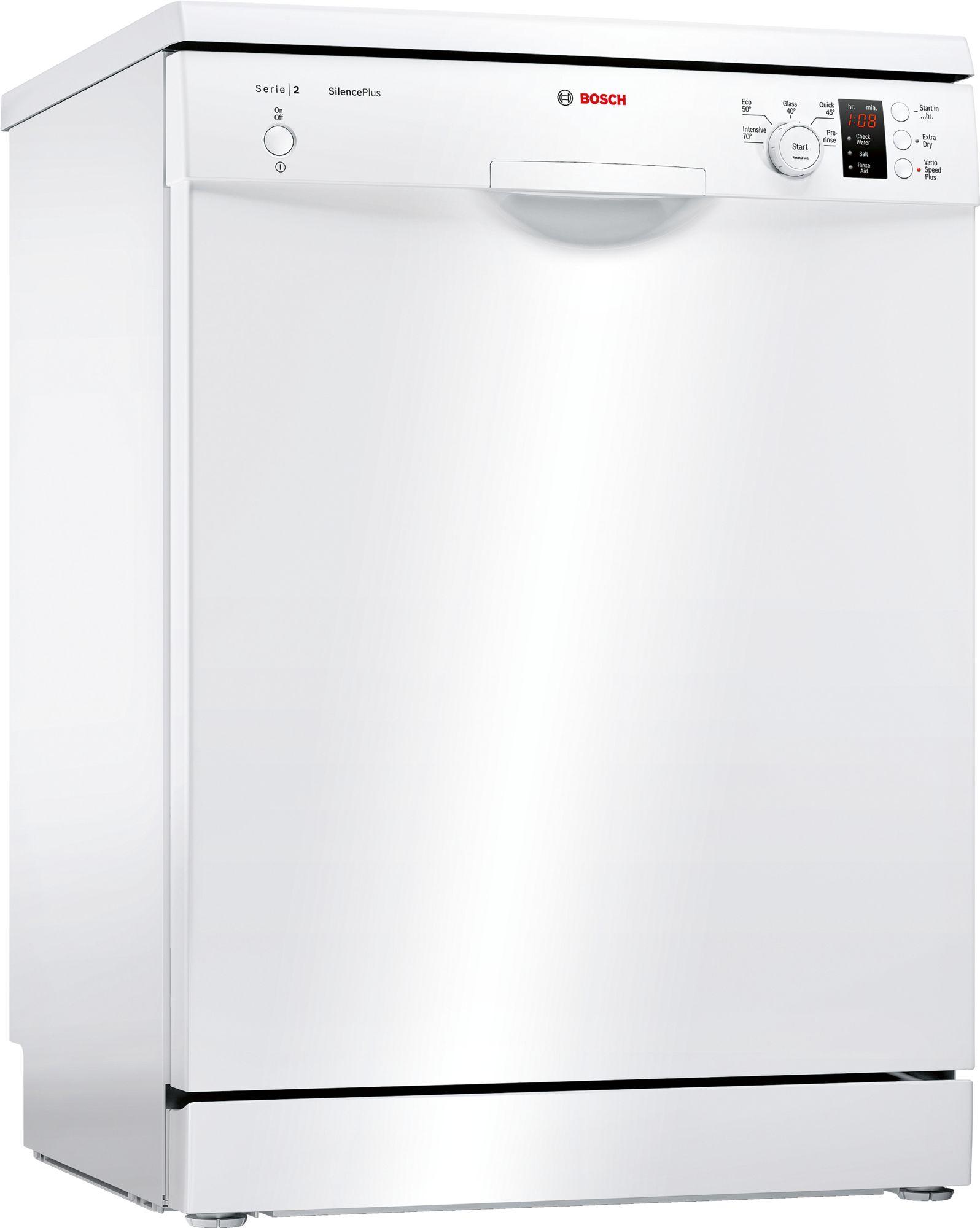 Bosch Serie 2 SMS25EW00G 60cm A++ Standard Dishwasher | White