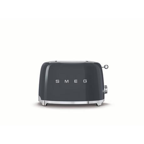 50s Retro Tsf01gruk 2 Slice Toaster Slate Grey