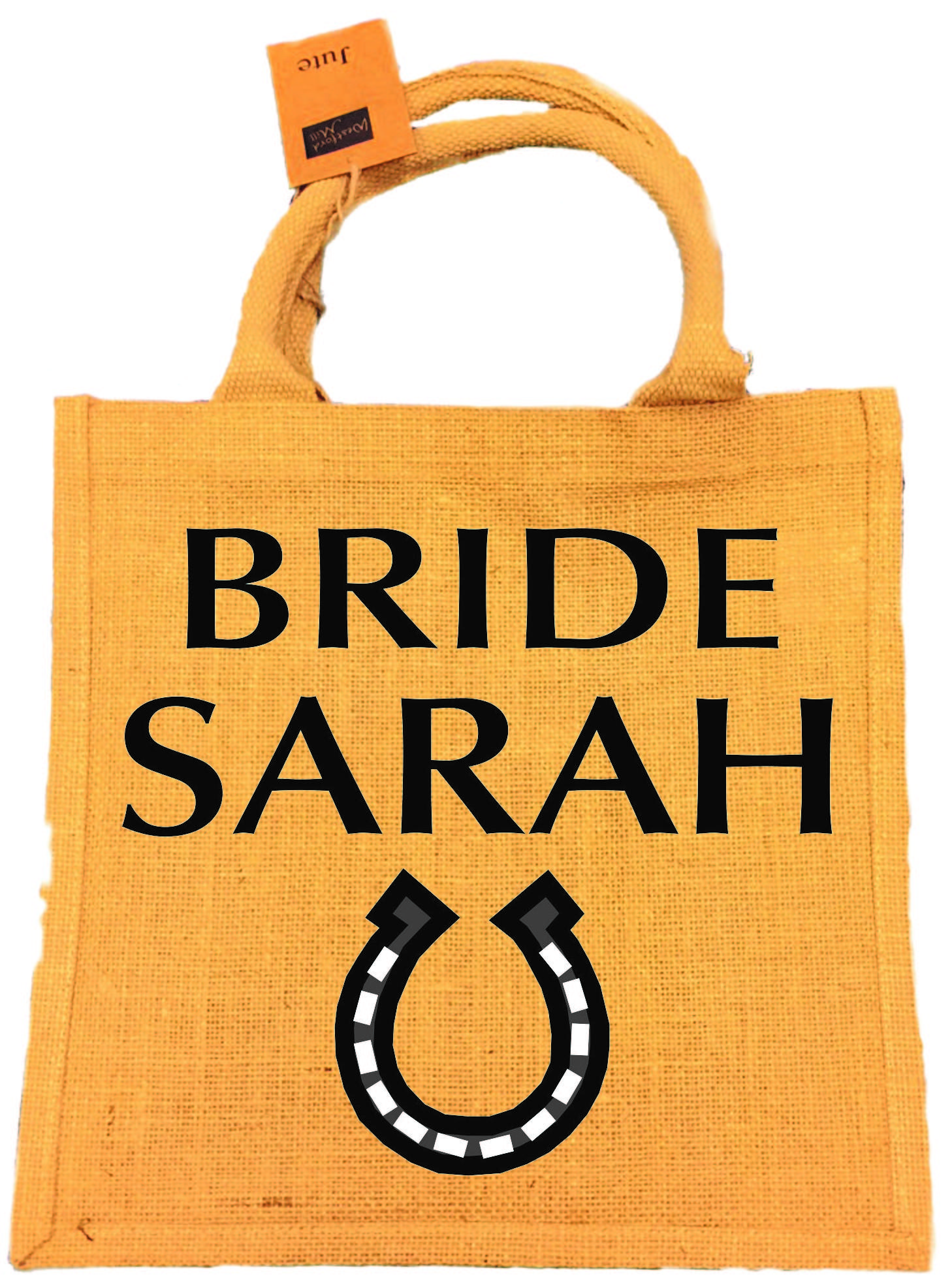 Bride S Name And Horseshoe Gift Bags