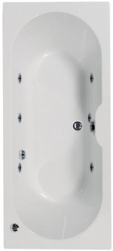 Artesan Gem - 1800 x 800 5mm 6 Jet Whirlpool Bath