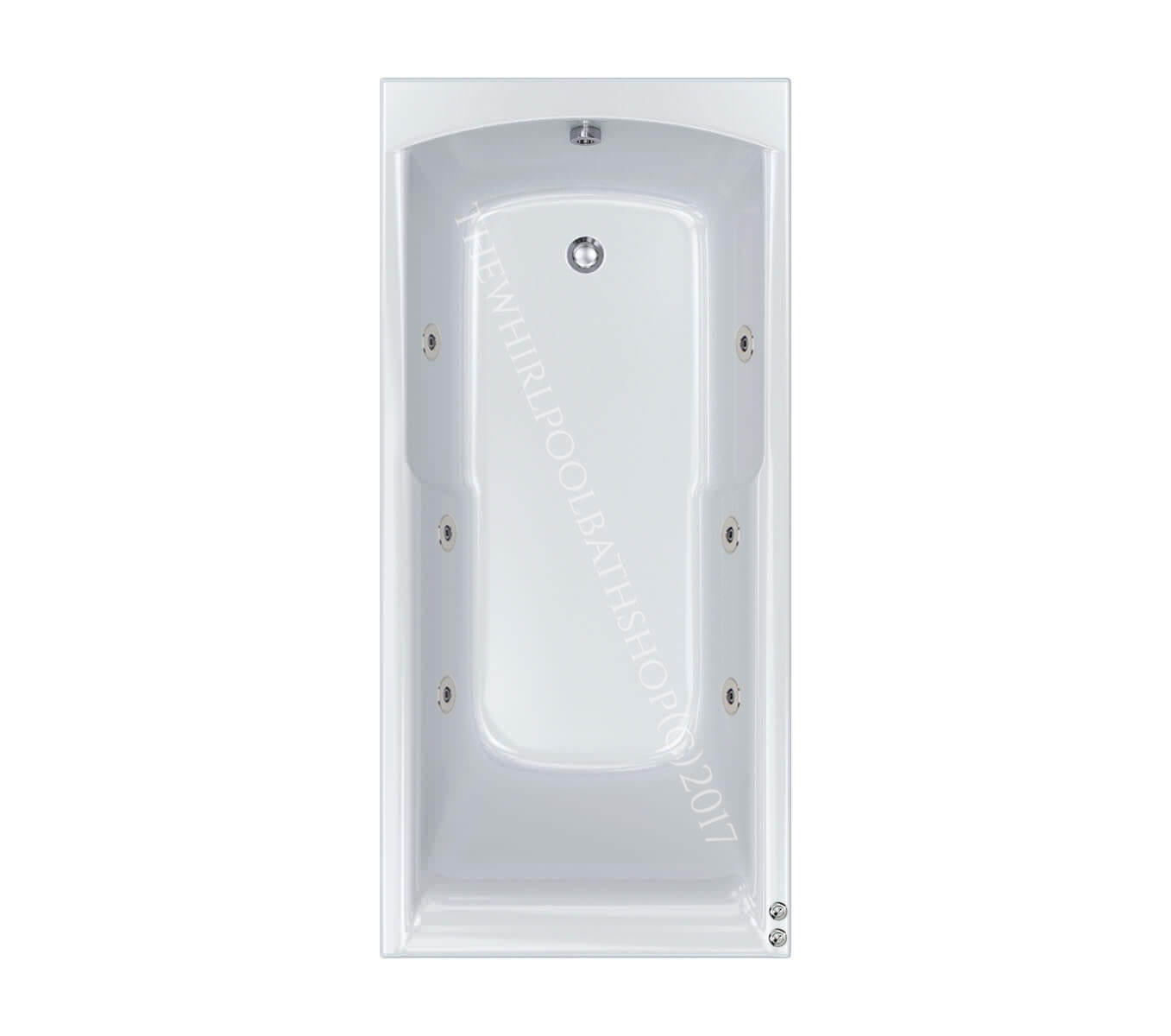 6 jet Carron Matrix 1700 x 700 Whirlpool Bath