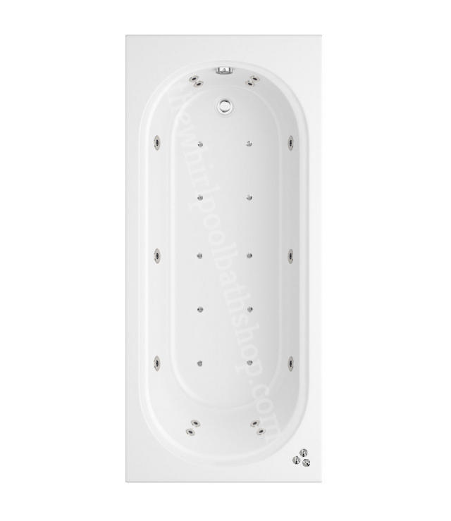 24 jet Trojan Miranda 1700 x 750 Single Ended Whirlpool Bath