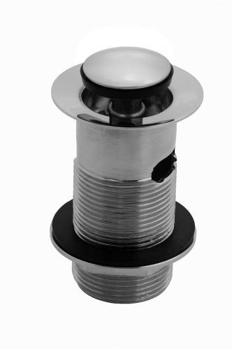 Push Button Basin Waste - Slotted