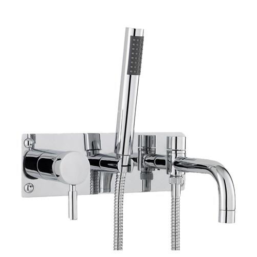Helix Single Lever Wall Mounted Bath Filler