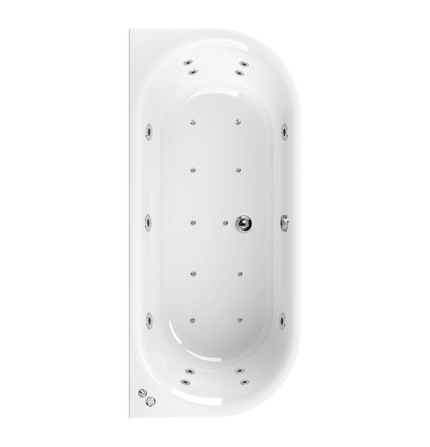 Aquaestil Metauro 1 - 24 Jet Whirlpool Bath
