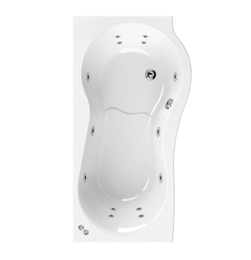 Aquaestil RH Iris 14 Jet Whirlpool Shower Bath