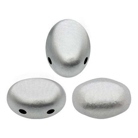 Samos Puca Beads 10g - Silver Allum Mat