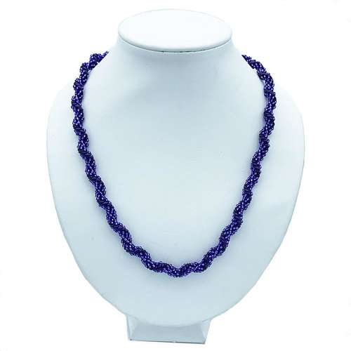 Spiral Staircase with Miniduo's purple jewelry making kit — DIY set with beads and instructions for creating handmade jewelry