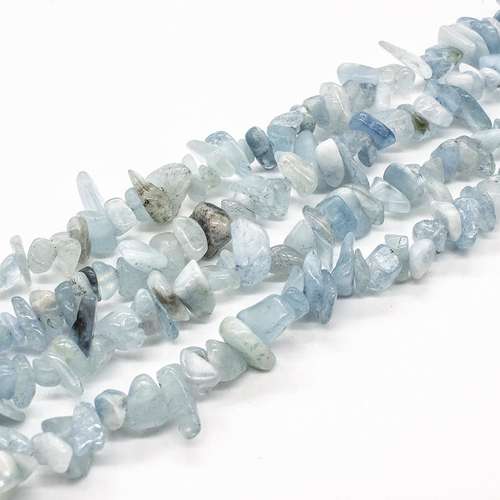 resin druzy bead aquamarine 32" string — sparkling cabochon-style stone ideal for jewelry making, pendants, and craft designs