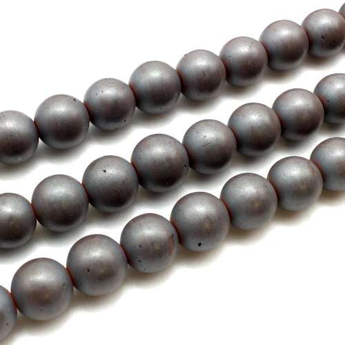 12mm hematite beads — for jewelry making, crafting, and beadwork projects