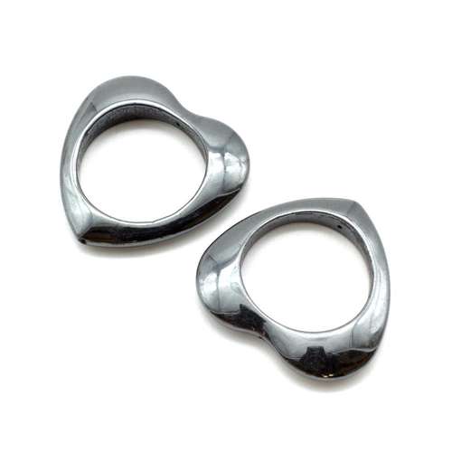 35mm hematite beads — for jewelry making, crafting, and beadwork projects
