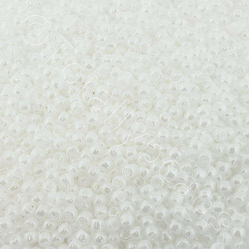 Toho Size 11 Seed Beads 10g - Opaque Luster White