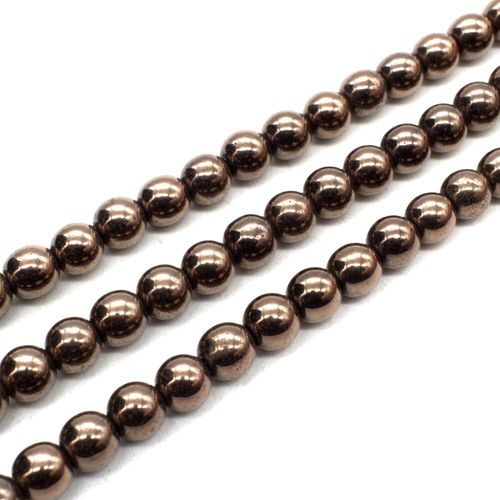 6mm hematite beads — for jewelry making, crafting, and beadwork projects