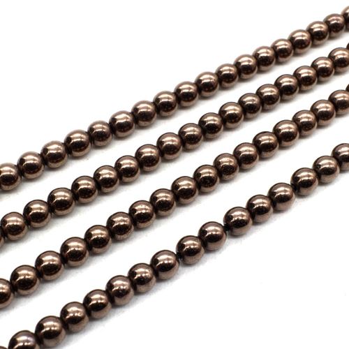 4mm hematite beads — for jewelry making, crafting, and beadwork projects
