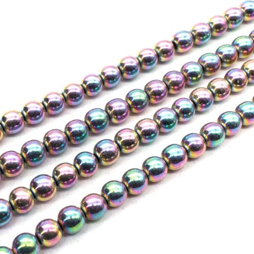 6mm hematite beads — for jewelry making, crafting, and beadwork projects