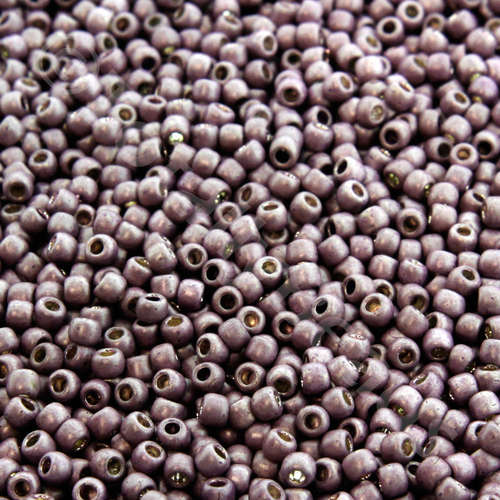 Toho Size 11 Seed Beads 10g - Galvanised Matte Lavender
