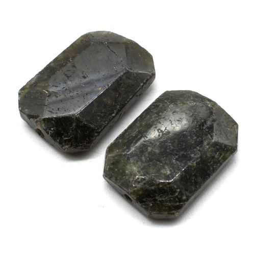35mm resin druzy bead labradorite — sparkling cabochon-style stone ideal for jewelry making, pendants, and craft designs