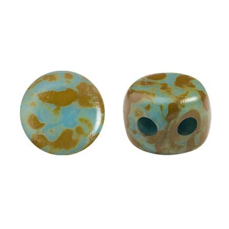 Kalos Puca Beads 10g - Frost Blue Lagoon Travertin