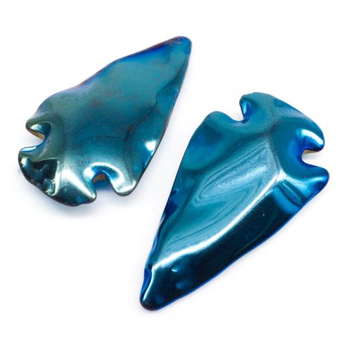Hematite Flint Arrow 45mm - Green