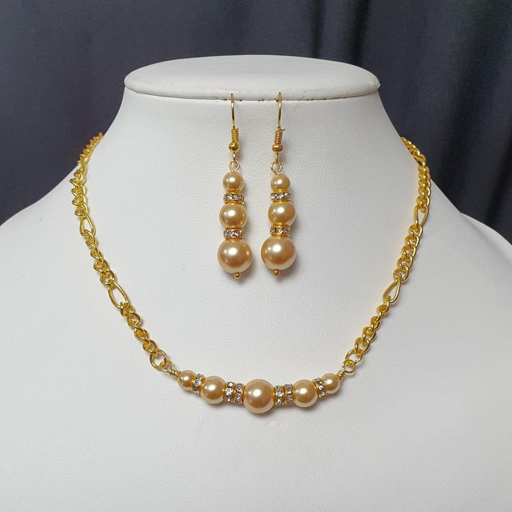 Camilla Jewellery Kit golden haze jewelry making kit — DIY set with beads and instructions for creating handmade jewelry