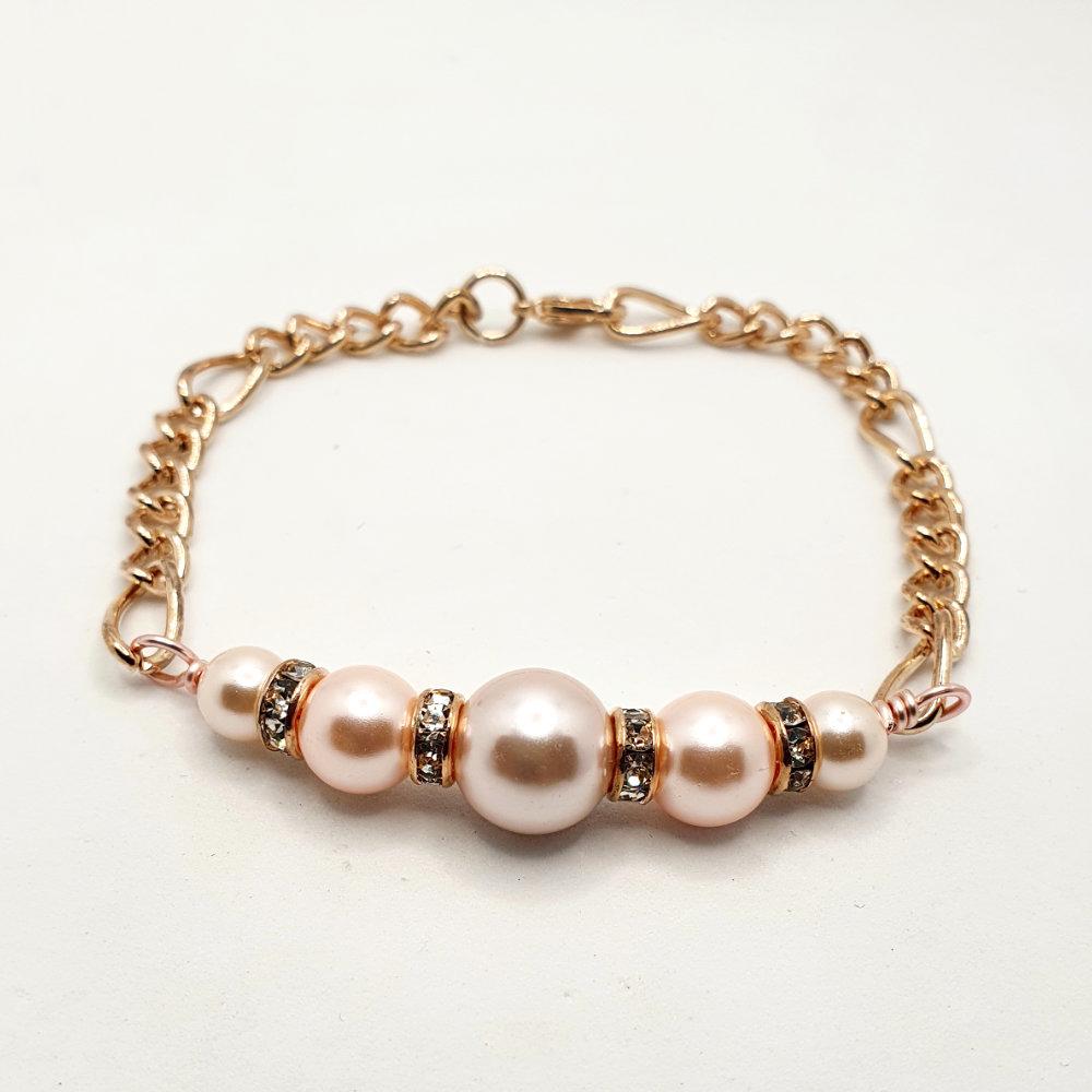 Camilla Jewellery Kit rose pink jewelry making kit — DIY set with beads and instructions for creating handmade jewelry
