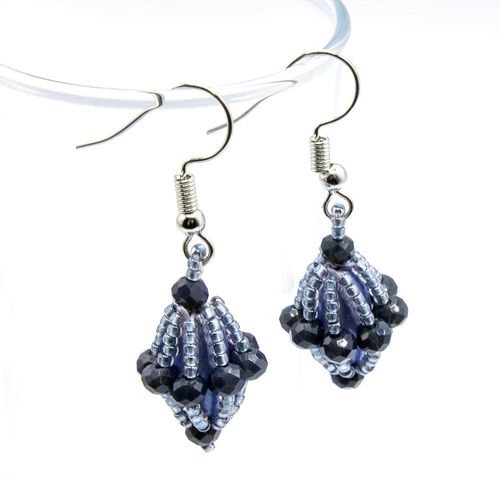 Elora Jewellery Set sapphire lagoon jewelry making kit — DIY set with beads and instructions for creating handmade jewelry