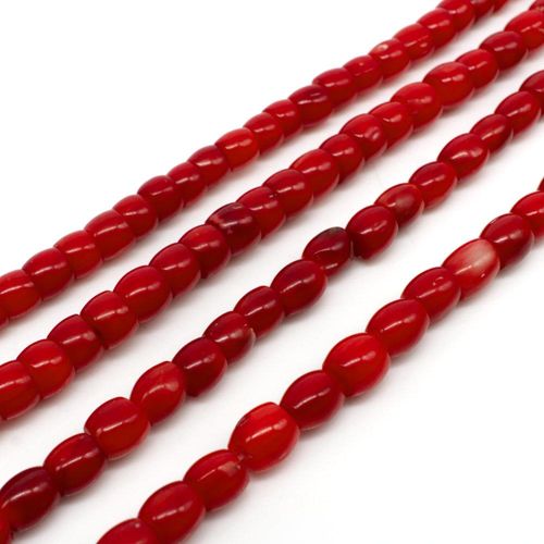 7mm resin druzy bead 7mm drum rice bright red 15" inch — sparkling cabochon-style stone ideal for jewelry making, pendants, and craft des…