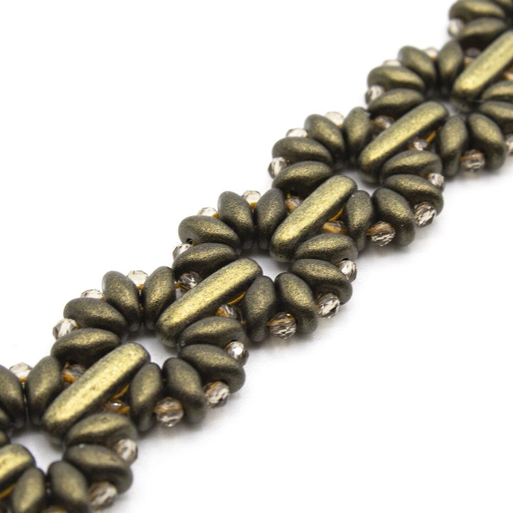 Marguerite Bracelet Makes 2 suede cloud bracelet making kit — DIY set with beads and instructions for creating handmade jewelry
