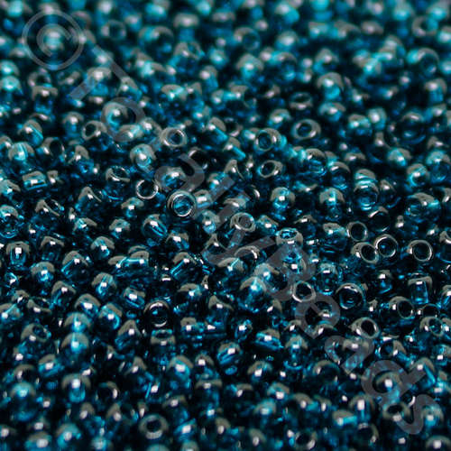 Toho Size 11 Seed Beads 10g - Trans Capri Blue