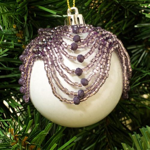 Lillian Bauble Zoom 28/3 tanzanite jewelry making kit — DIY set with beads and instructions for creating handmade jewelry