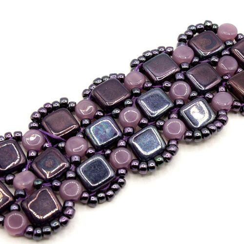 Kali Bracelet vega amethyst bracelet making kit — DIY set with beads and instructions for creating handmade jewelry