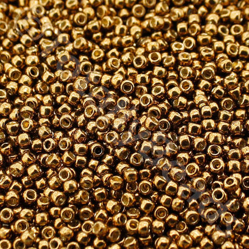 Toho Size 11 Seed Beads 10g - PF Galvanised Medal Bronze