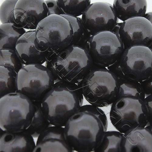 10mm Miracle acrylic round beads 10mm round grey 40pcs — pack of 40, reflective 3D-effect beads ideal for jewelry making, crafts, and dec…