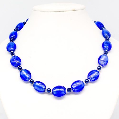 Kaylee Jewellery blue cobalt jewelry making kit — DIY set with beads and instructions for creating handmade jewelry