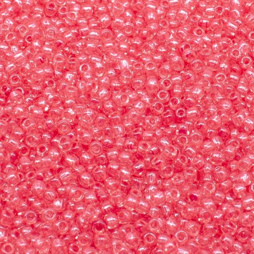 Toho Size 11 Seed Beads 10g Trans. Aurora Red 6mm for jewellery making