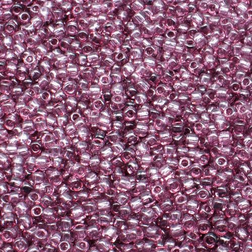 Toho Size 11 Seed Beads 10g Trans. Dusty Cedar 6mm for jewellery making