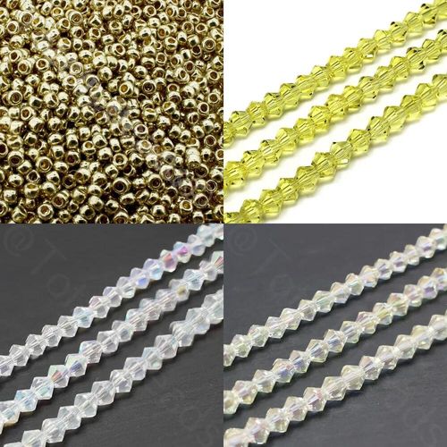 BC WK 29 Double Raw Bracelet Crystal 4mm for jewellery making