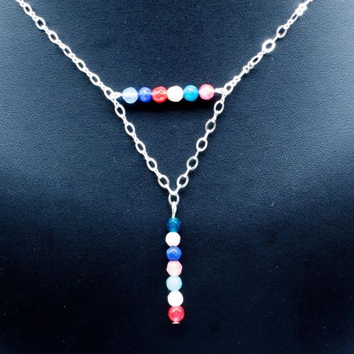 Juliana Jade Necklaces Makes 3 sprinkles necklace making kit — DIY set with beads and instructions for creating handmade jewelry