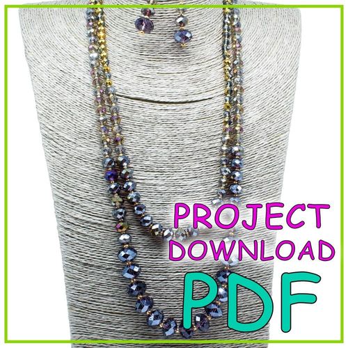 Elenor Necklace PDF Download for jewellery making