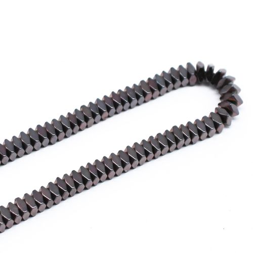 4x2mm hematite beads — for jewelry making, crafting, and beadwork projects