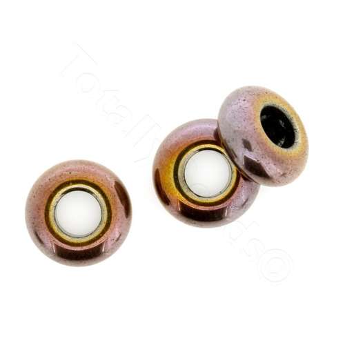 14x6mm hematite beads — for jewelry making, crafting, and beadwork projects
