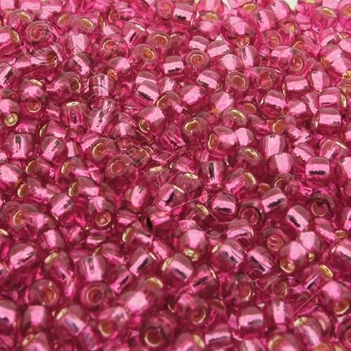 Toho Size 6 Seed Beads 10g - Silver Lined Mauve