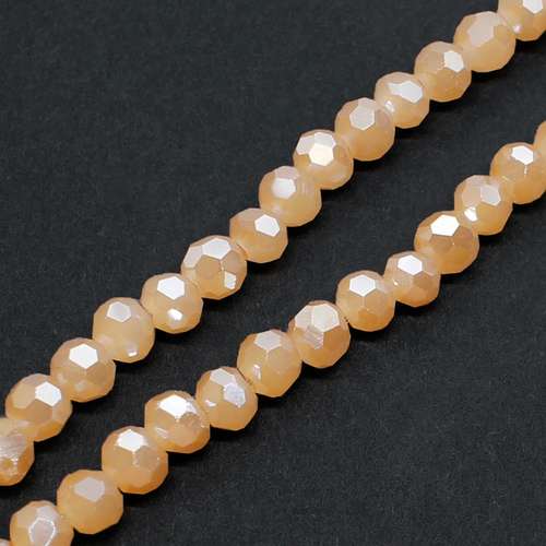 3mm crystal beads opal sand — faceted for jewelry making and beadwork