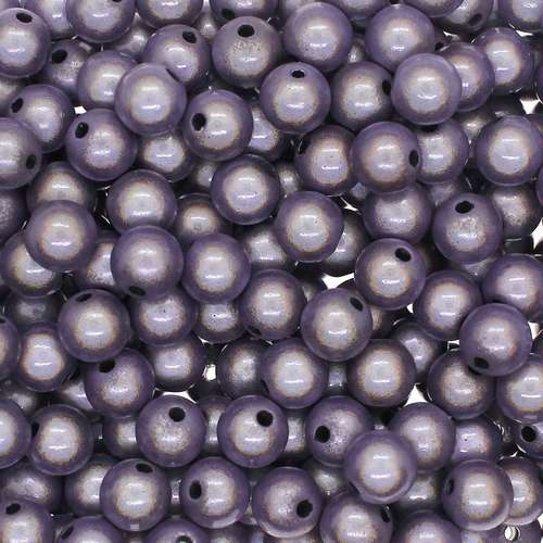 8mm Miracle acrylic round beads 8mm round lilac 50pcs — pack of 50, reflective 3D-effect beads ideal for jewelry making, crafts, and deco…