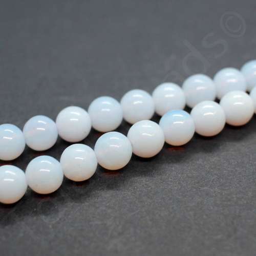 Opal Lilac Round Beads - 10mm